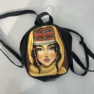 Armenian Girl mini backpack Black